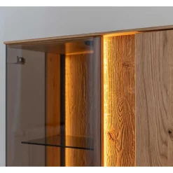 Wohnen Sideboards & Kommoden|Sideboards & Kommoden*Wohnzimmerschrank mit Glas und LED Licht - Cocondar