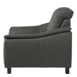 Wohnen Wohnzimmersessel in Anthrazit und Nussbaum - Classimo