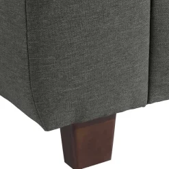 Wohnen Wohnzimmersessel in Anthrazit und Nussbaum - Classimo