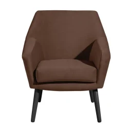 Wohnen Wohnzimmersessel in Braun und Schwarz - Ian