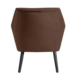 Wohnen Wohnzimmersessel in Braun und Schwarz - Ian