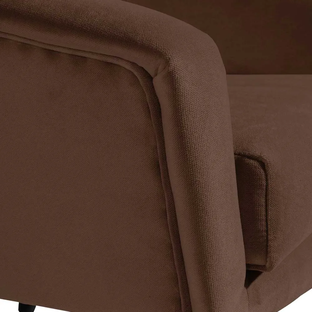 Wohnen Wohnzimmersessel in Braun und Schwarz - Ian