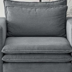 Wohnen Wohnzimmersessel und Hocker Set - Ruffos (zweiteilig)