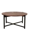 Wohnen Wohnzimmertisch aus Mangoholz in Dunkelbraun - Valuta