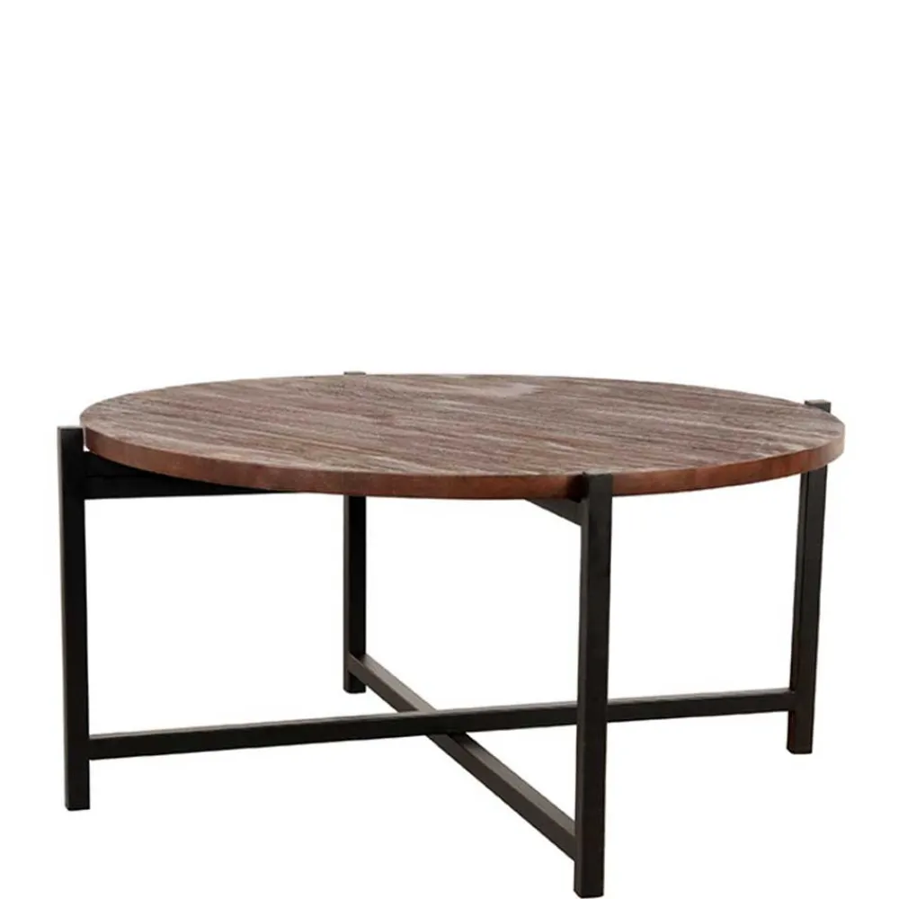 Wohnen Wohnzimmertisch aus Mangoholz in Dunkelbraun - Valuta