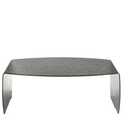 Wohnen Wohnzimmertisch aus Rauchglas mit Struktur - Crimas