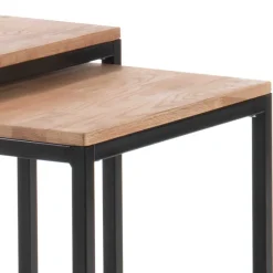 Wohnen Wohnzimmertisch Duo aus Asteiche massiv - Bigova (zweiteilig)