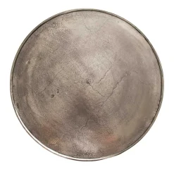 Wohnen Wohnzimmertisch Duo in Schwarz Nickel - Grodasso (zweiteilig)