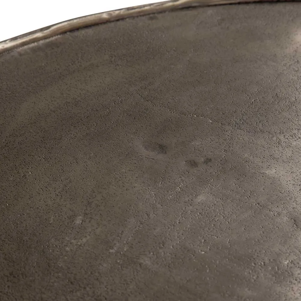 Wohnen Wohnzimmertisch Duo in Schwarz Nickel - Grodasso (zweiteilig)