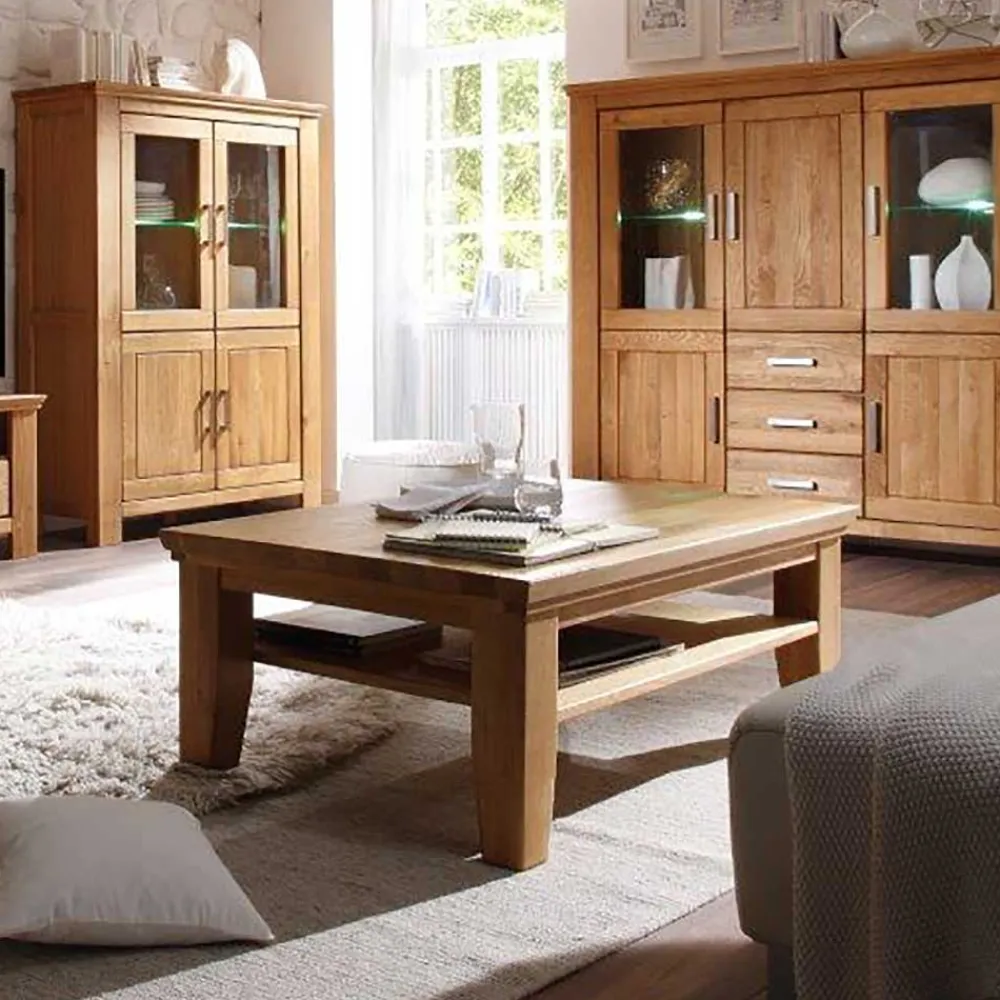 Wohnen Wohnzimmertisch Ladressa aus Wildeiche geölt