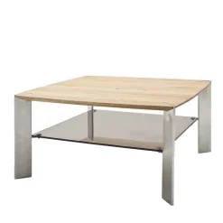 Wohnen Wohnzimmertisch mit Asteiche Platte - Rajavo