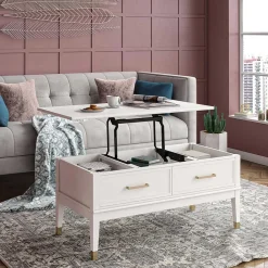 Wohnen Wohnzimmertisch mit höhenverstellbarer Platte - Blames