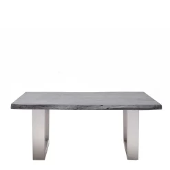 Wohnen Wohnzimmertisch mit Naturkante Akazie - Daana