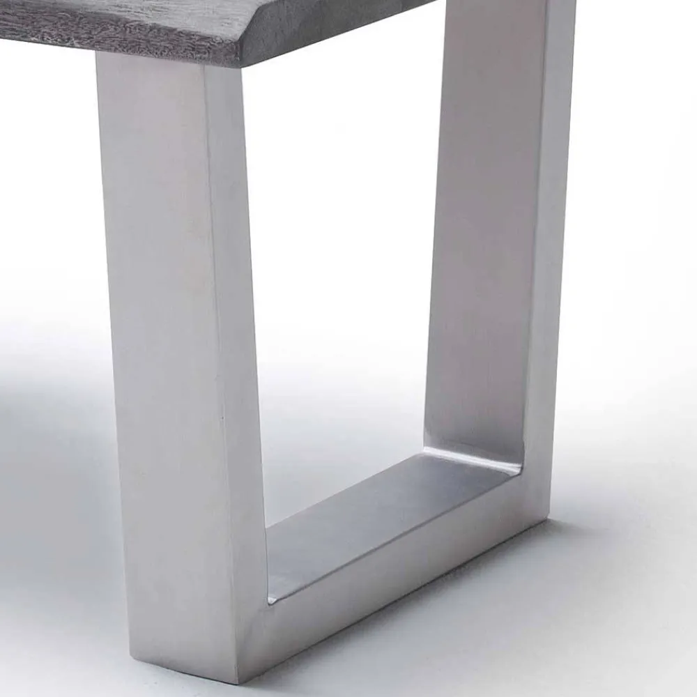 Wohnen Wohnzimmertisch mit Naturkante Akazie - Daana