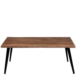 Wohnen Loft Möbel|Industrial Möbel*Wohnzimmertisch mit Natur-Baumkante - Filmau