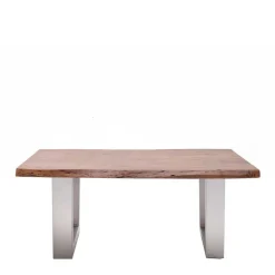 Wohnen Massivholzmöbel|Esszimmertische*Wohnzimmertisch mit organischer Baumkante - Onna