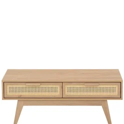 Wohnen Skandinavische Möbel|Couchtisch*Wohnzimmertisch mit zwei Schubladen - Oraina