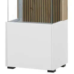 Wohnen Vitrinen|Wohnzimmer-Vitrinen*Wohnzimmer-Vitrine in Weiß und Wildeiche - Nenaloro