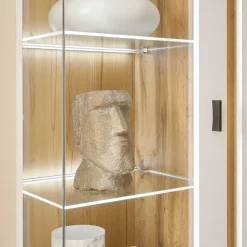 Wohnen Wohnzimmervitrine mit LED Beleuchtung - Racelyn