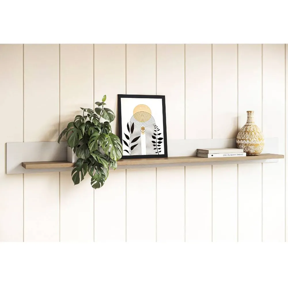 Wohnen Wohnzimmer-Wohnwand Set - Ovidio (vierteilig)