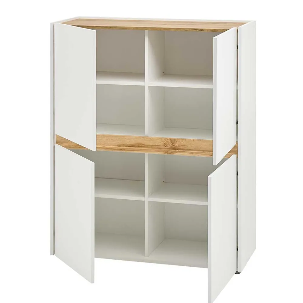 Wohnen Wohnzimmerschränke|Wohnwände*Wohnzimmeschränke & Regal Set - Nonessia (fünfteilig)