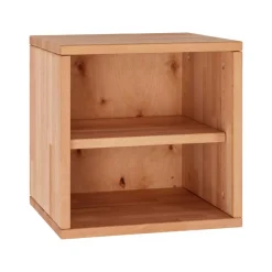 Wohnen Massivholzmöbel|Esszimmerregale*Würfel Regal mit 2 Fächern 38x38 cm - Gabela