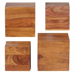 Wohnen Würfelregal Set Hoslo in zwei Größen (vierteilig)