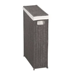 Wohnen Rattanmöbel*Wäschesammler Blooming in Grau