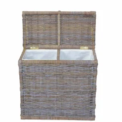 Wohnen Rattanmöbel*Wäschesammler Podian in Grau