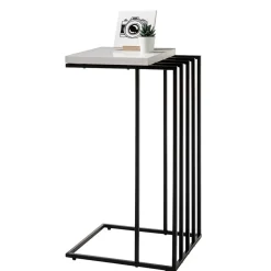 Wohnen Telefontische*40x35 Anstelltisch in Weiß Schwarz - Hortenza