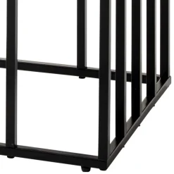 Wohnen Telefontische*40x35 Anstelltisch in Weiß Schwarz - Hortenza