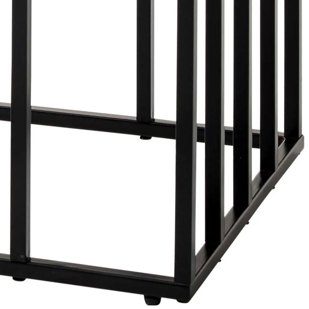 Wohnen Telefontische*40x35 Anstelltisch in Weiß Schwarz - Hortenza