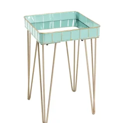 Wohnen 35x35 Beistelltisch mit Spiegelplatte - Rosario