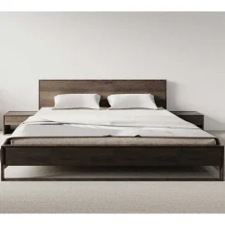 Wohnen Naturholzmöbel|Betten*140x200 Bett aus Eiche mit Räucheröl - Beverson