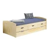 Wohnen 90x200 Bett mit Ausziehbett & Schubladen - Alejandro