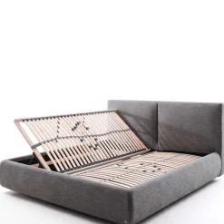 Wohnen 180x200 Bett mit Bettkasten & TTF Matratzen - Zebastio