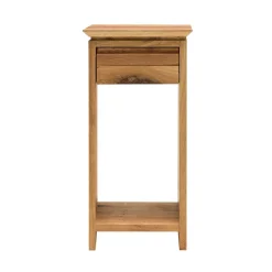 Wohnen 30x30 Blumenhocker aus Wildeiche Massivholz - Anndra