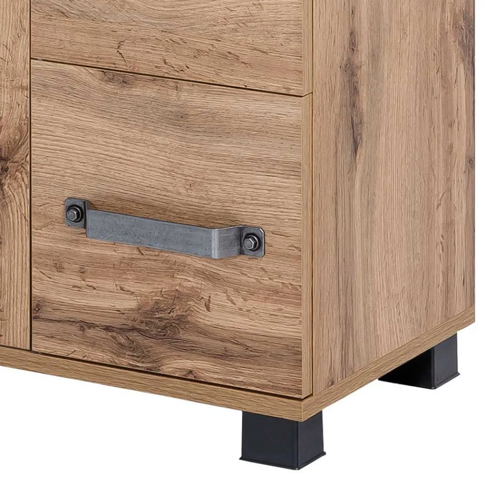 Wohnen 65x59 cm Becken-Unterschrank in Holz Optik - Iskro