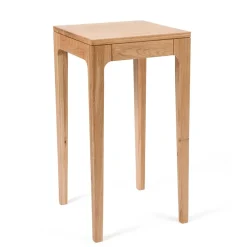 Wohnen Telefontische*40x40 cm Beistelltisch aus Massivholz mit 80 cm Höhe - Asticia