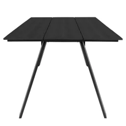 Wohnen Metall-Gartenmöbel*220x100 cm Designer Gartentisch in Schwarz - Lavagna