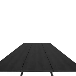 Wohnen Metall-Gartenmöbel*220x100 cm Designer Gartentisch in Schwarz - Lavagna