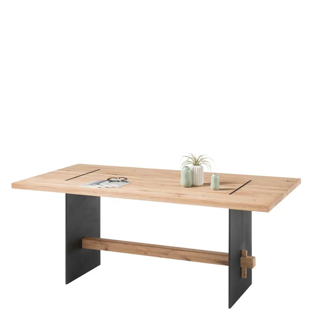 Wohnen Küchen-Essgruppen|Esszimmer Komplett*180x90 cm Esstisch & Tischsessel - Khawala (siebenteilig)