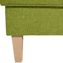 Wohnen Barhocker|Sessel & Hocker*53x53 cm Hocker in Gelbgrün Stoff - Jenyca