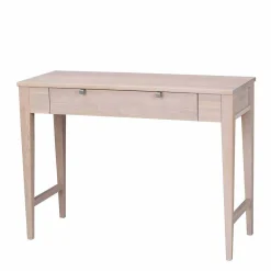 Wohnen Schminktische*100x40 cm Konsolentisch in Eiche White Wash - Vaxos