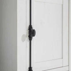 Wohnen 152x83 cm Landhaus Anrichte in Weiß - Chelles