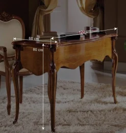 Wohnen 120x60 cm Schreibtisch im Italienischen Stil - Carlenna