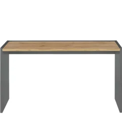 Wohnen 143x63 cm Schreibtisch in Wildeiche Optik & Anthrazit - Ahilav