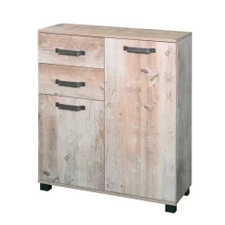 Wohnen Flurkommoden*81x95 cm Touchwood Kommode in Eiche Grau - Mosnito