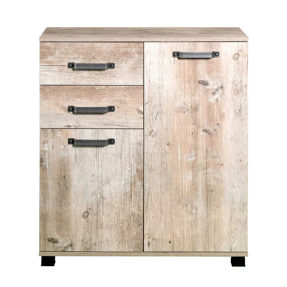 Wohnen Flurkommoden*81x95 cm Touchwood Kommode in Eiche Grau - Mosnito