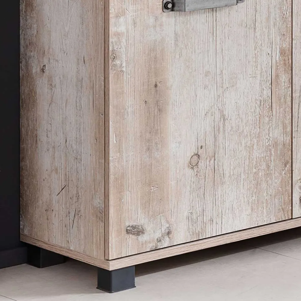 Wohnen Flurkommoden*81x95 cm Touchwood Kommode in Eiche Grau - Mosnito